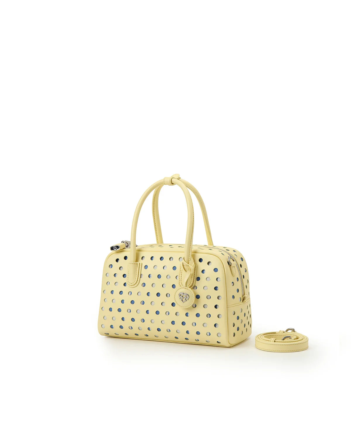 Beersister Laser-cut Polka Dot Boston Bag