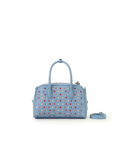 Beersister Laser-cut Polka Dot Boston Bag