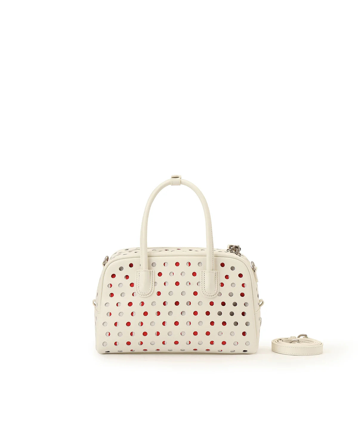 Beersister Laser-cut Polka Dot Boston Bag
