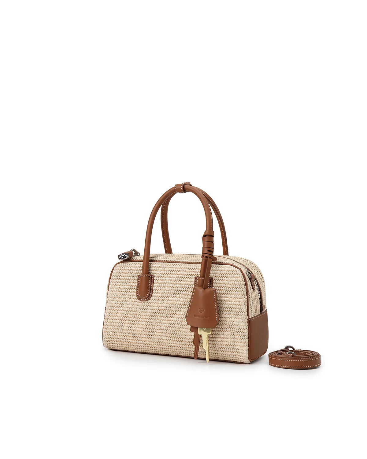 Beersister Straw Weave Boston Bag