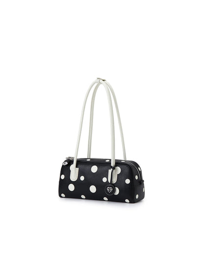 Beersister Polka Dot Sheepskin Rectangular Bag
