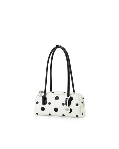 Beersister Polka Dot Sheepskin Rectangular Bag