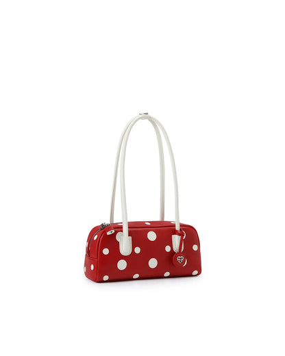 Beersister Polka Dot Sheepskin Rectangular Bag