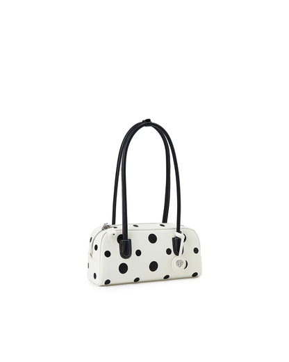 Beersister Polka Dot Sheepskin Rectangular Bag