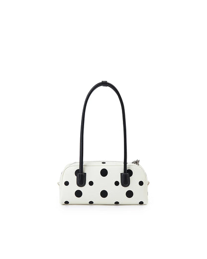 Beersister Polka Dot Sheepskin Rectangular Bag