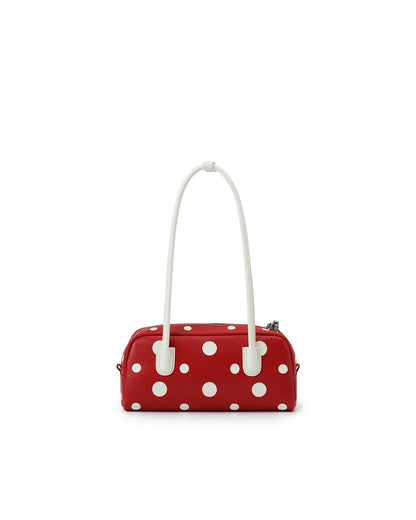 Beersister Polka Dot Sheepskin Rectangular Bag
