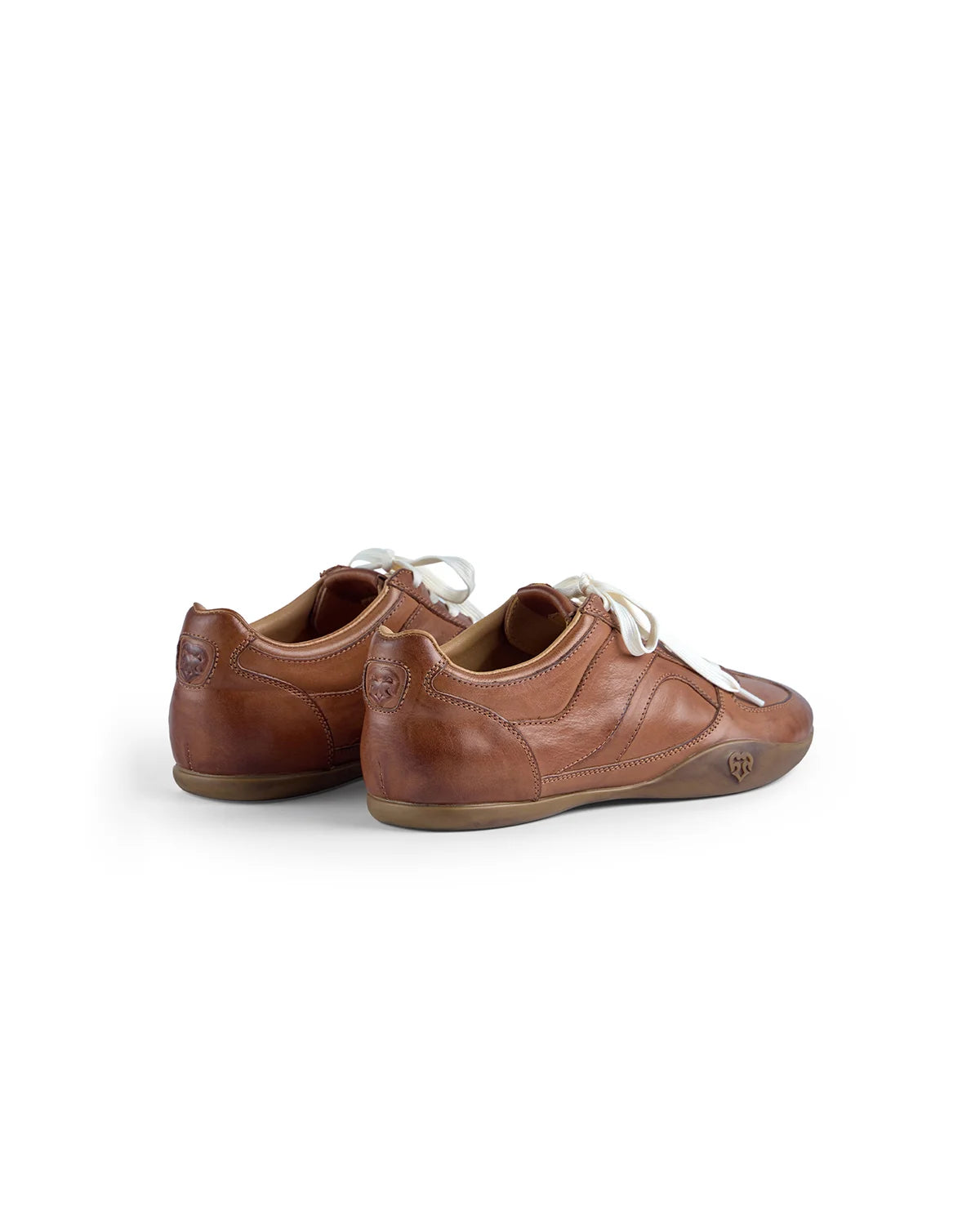 Beersister Vintage Waxed Leather German Army Trainers