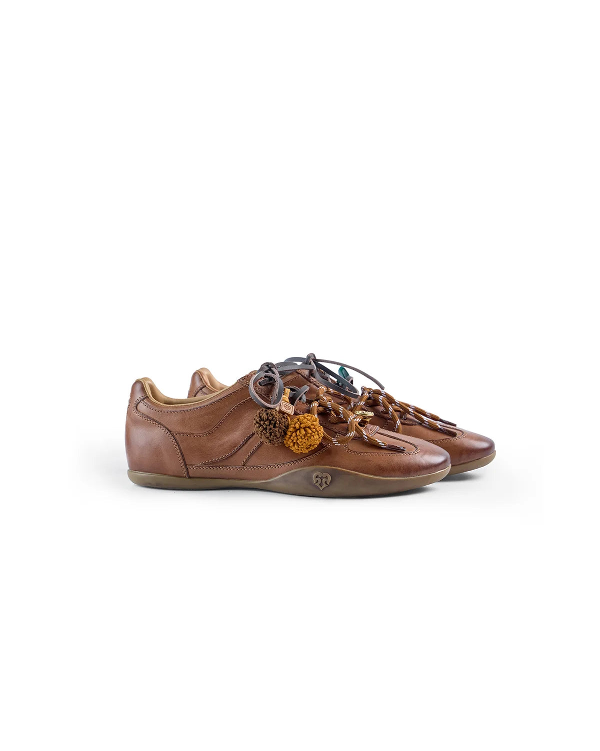 Beersister Vintage Waxed Leather German Army Trainers