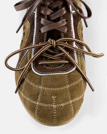 Beersister Two-Tone Suede German Army Trainers