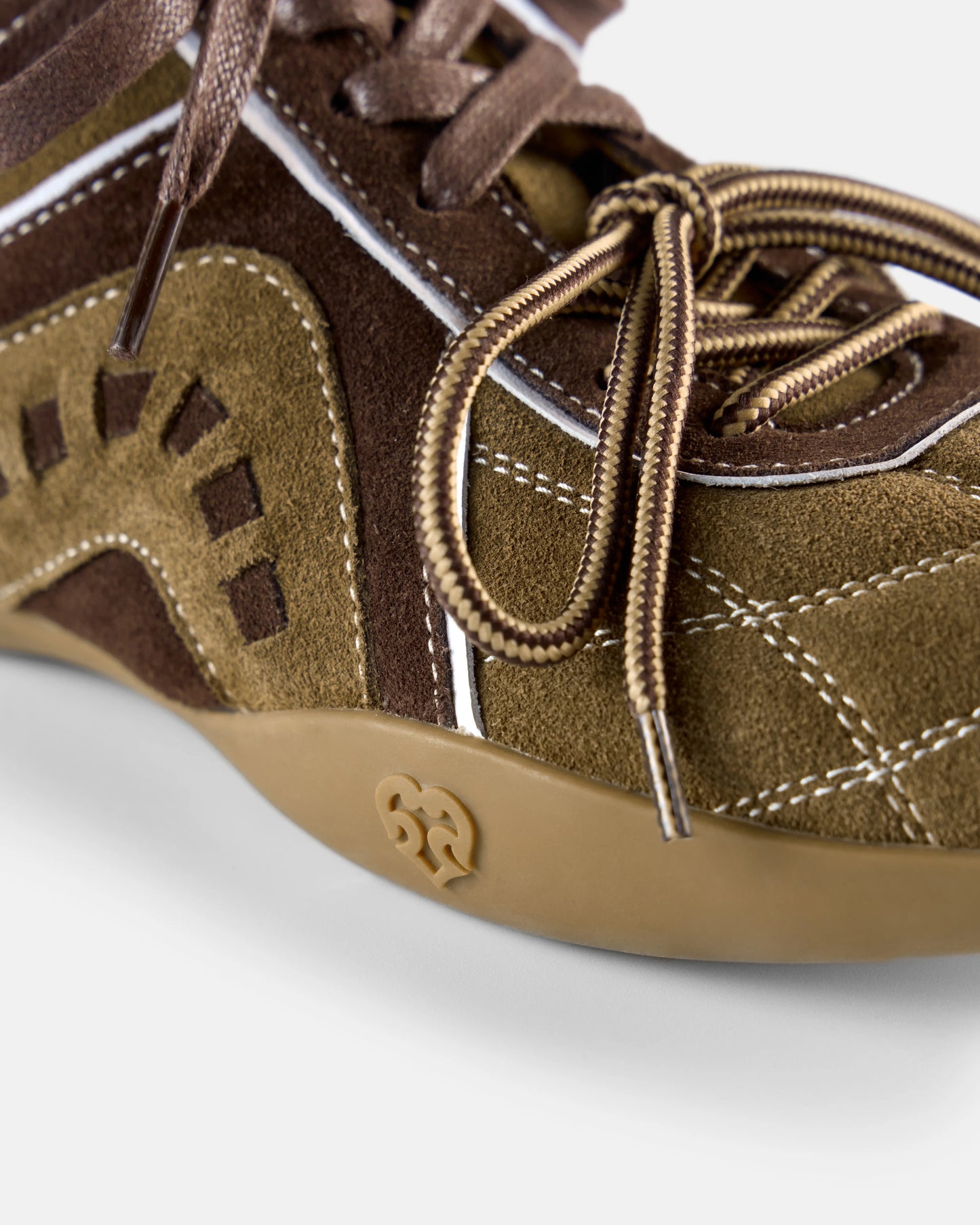 Beersister Two-Tone Suede German Army Trainers