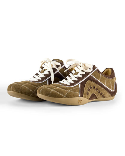 Beersister Two-Tone Suede German Army Trainers