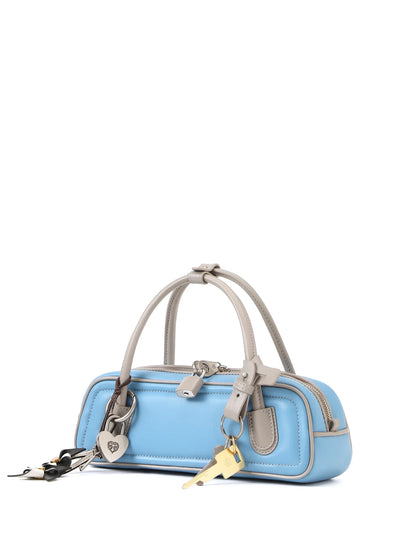 Beersister Two-Tone Lambskin Mini Baguette Bag