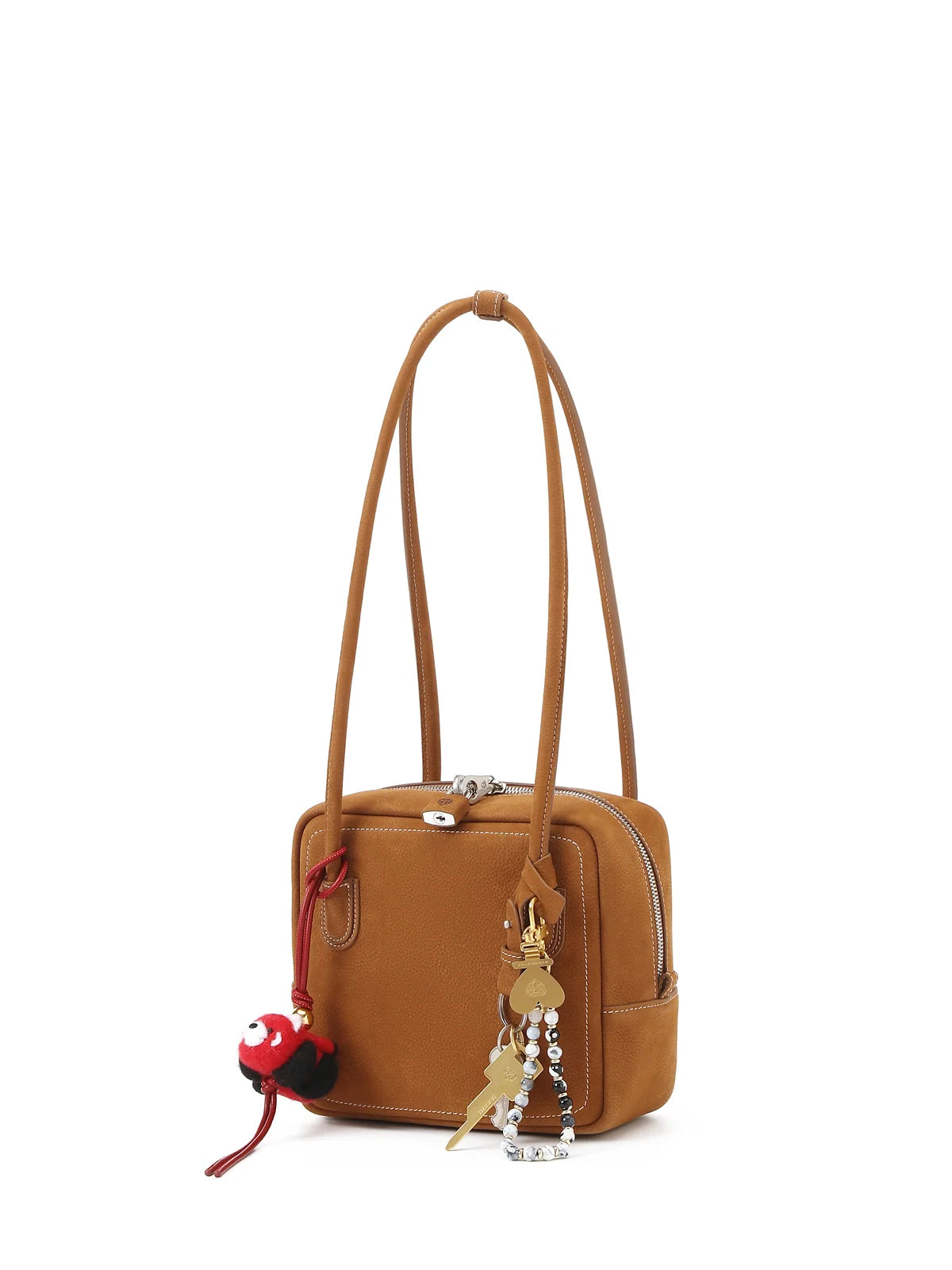 Beersister Suede Leather Square Bag